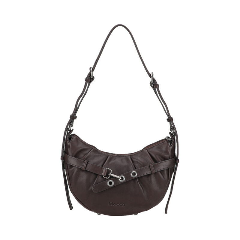 Sac épaule demi-lune Enora cuir